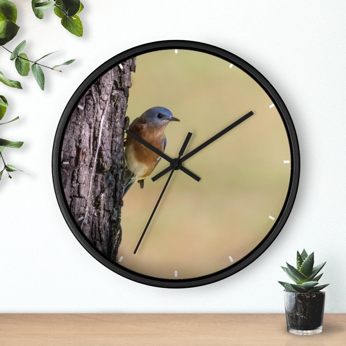Bluebird of Happiness Wall clock