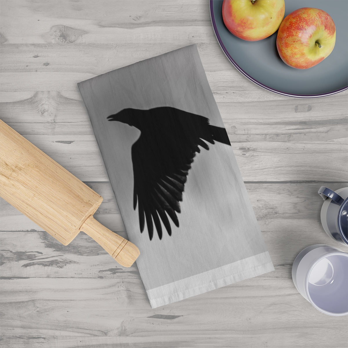 Goth Bird Kitchen/Tea Towel