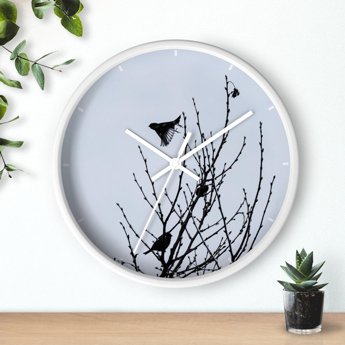 Taking Wing Wall clock