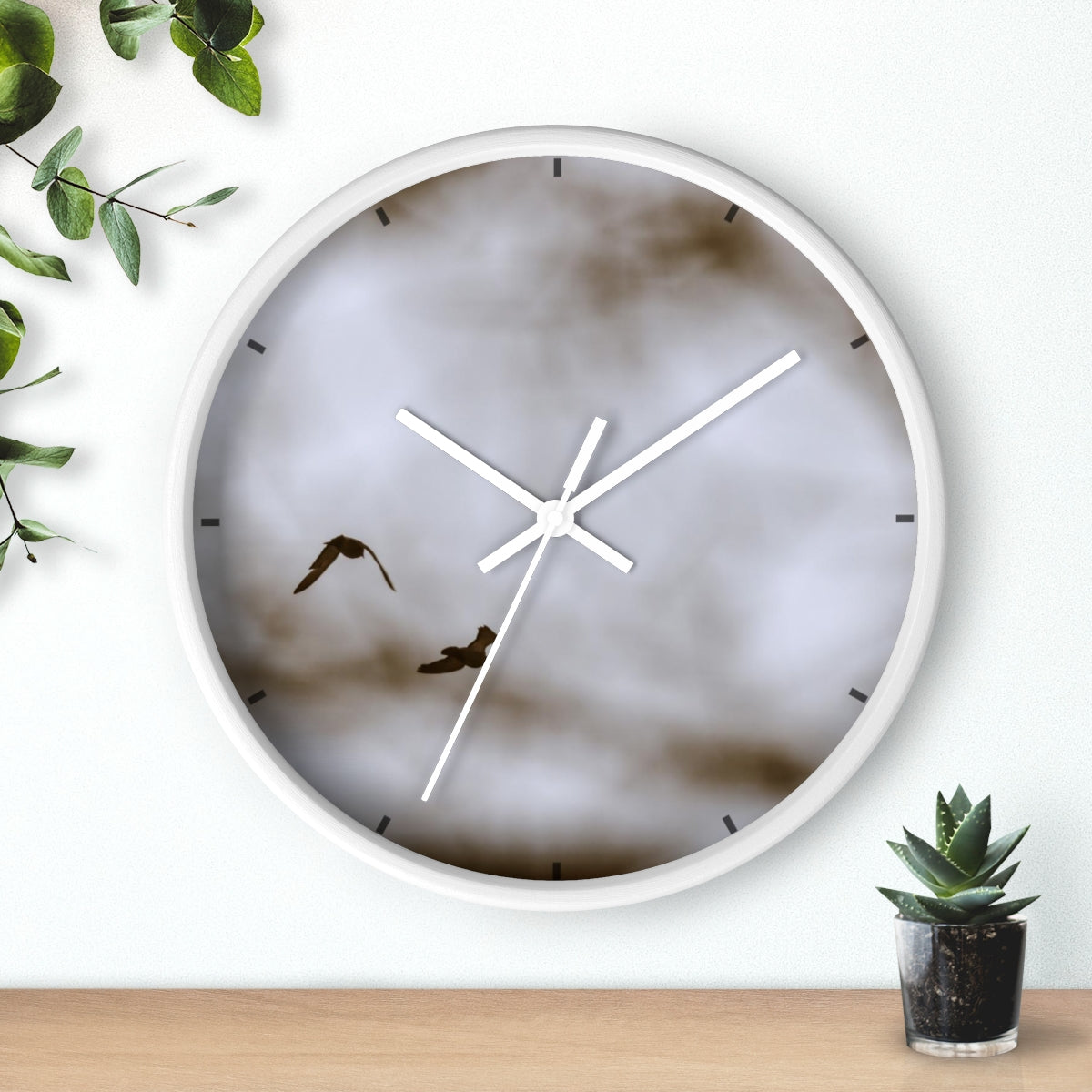 Moody Hues Wall clock