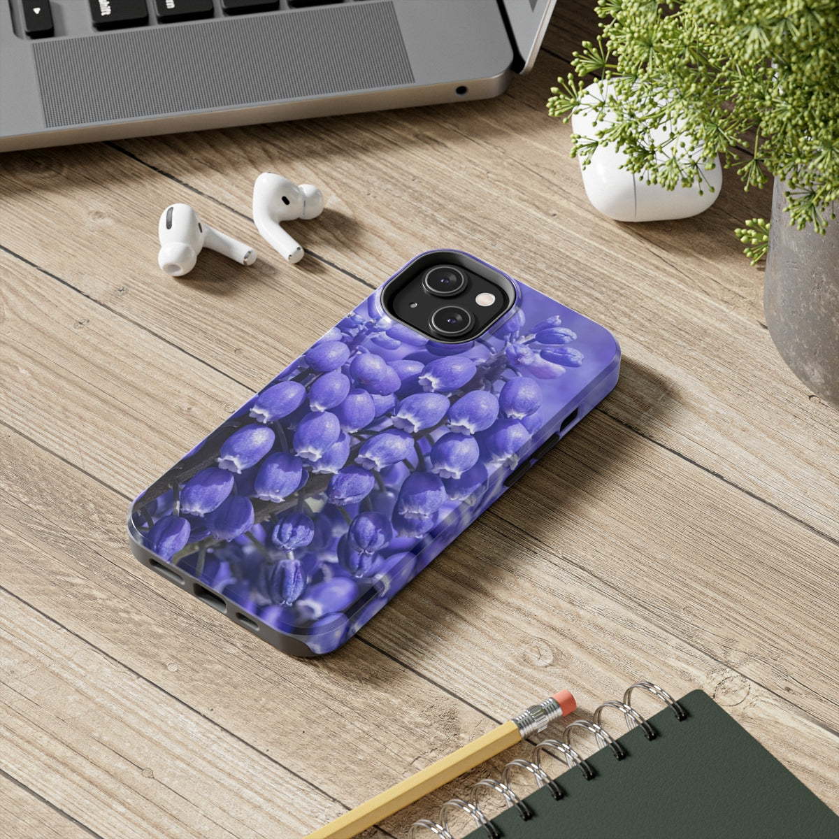 Blue Grape Hyacinth Tough Phone Case, Case-Mate