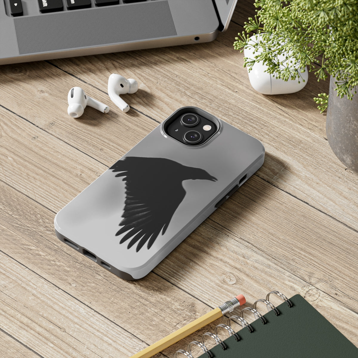 Gothic Bird Tough Phone Case, Case-Mate