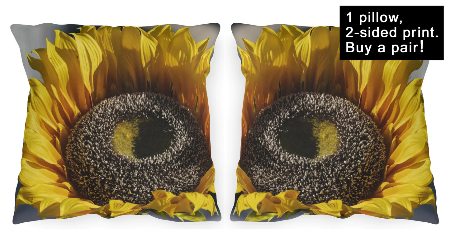 Sunflower Outdoor Pillows