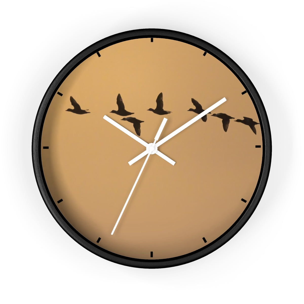 Dawn Flock Wall clock