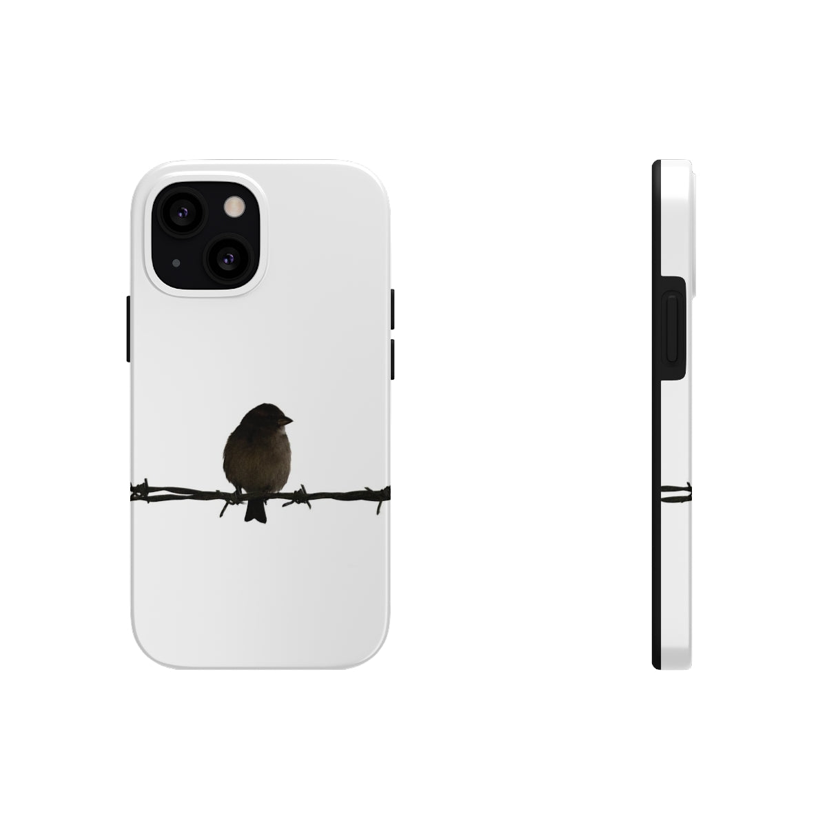 Barbed Wire Bird Tough Phone Cases, Case-Mate