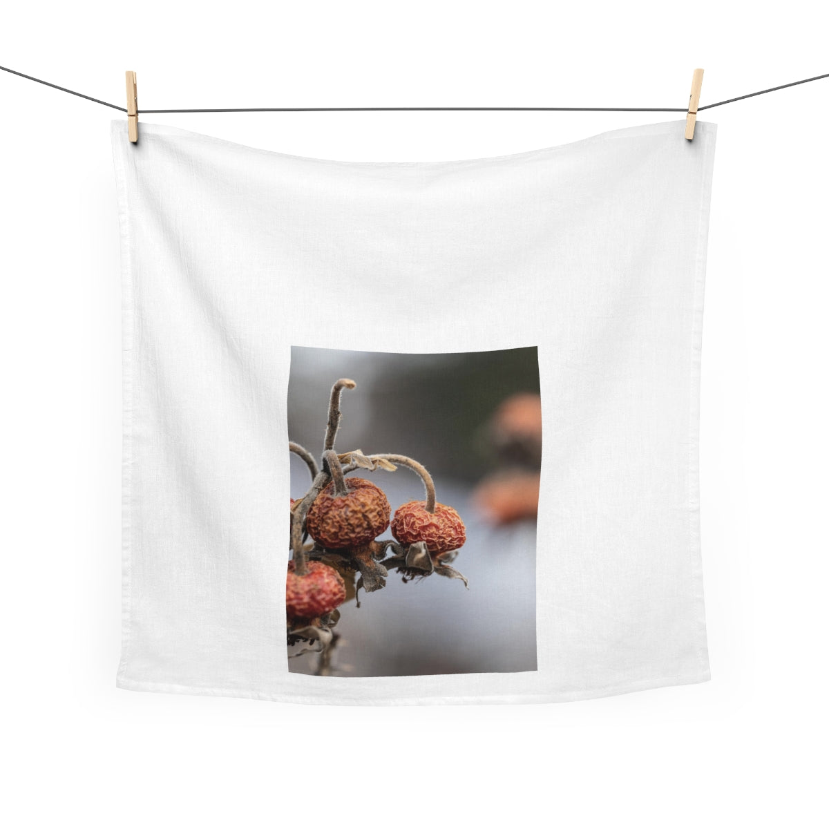 Winter Berries Tea Towel