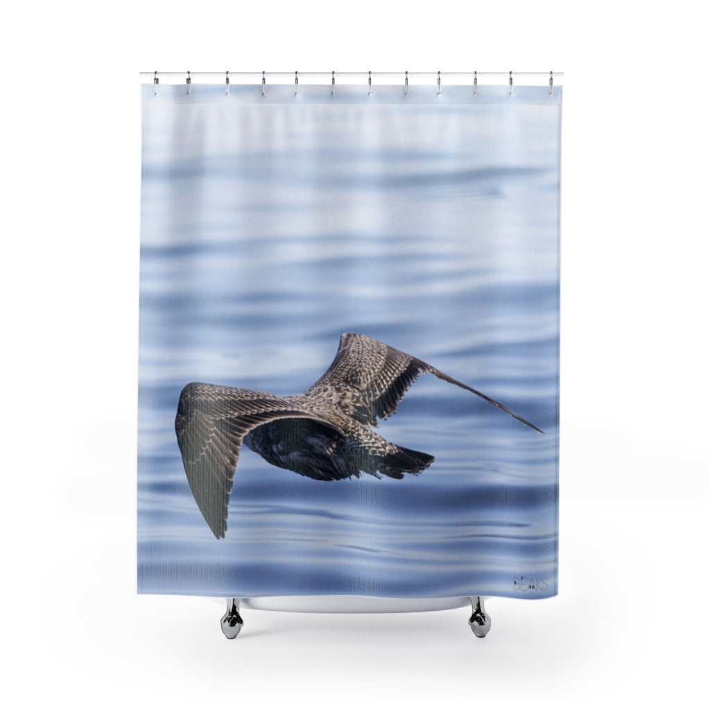 Gliding Gull Shower Curtain