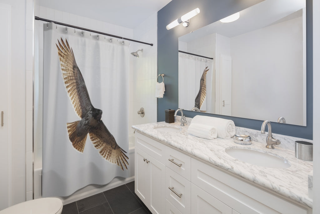 Sun-kissed Hawk Shower Curtain