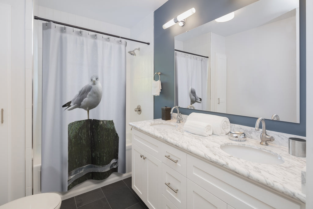 Gull Post Shower Curtain