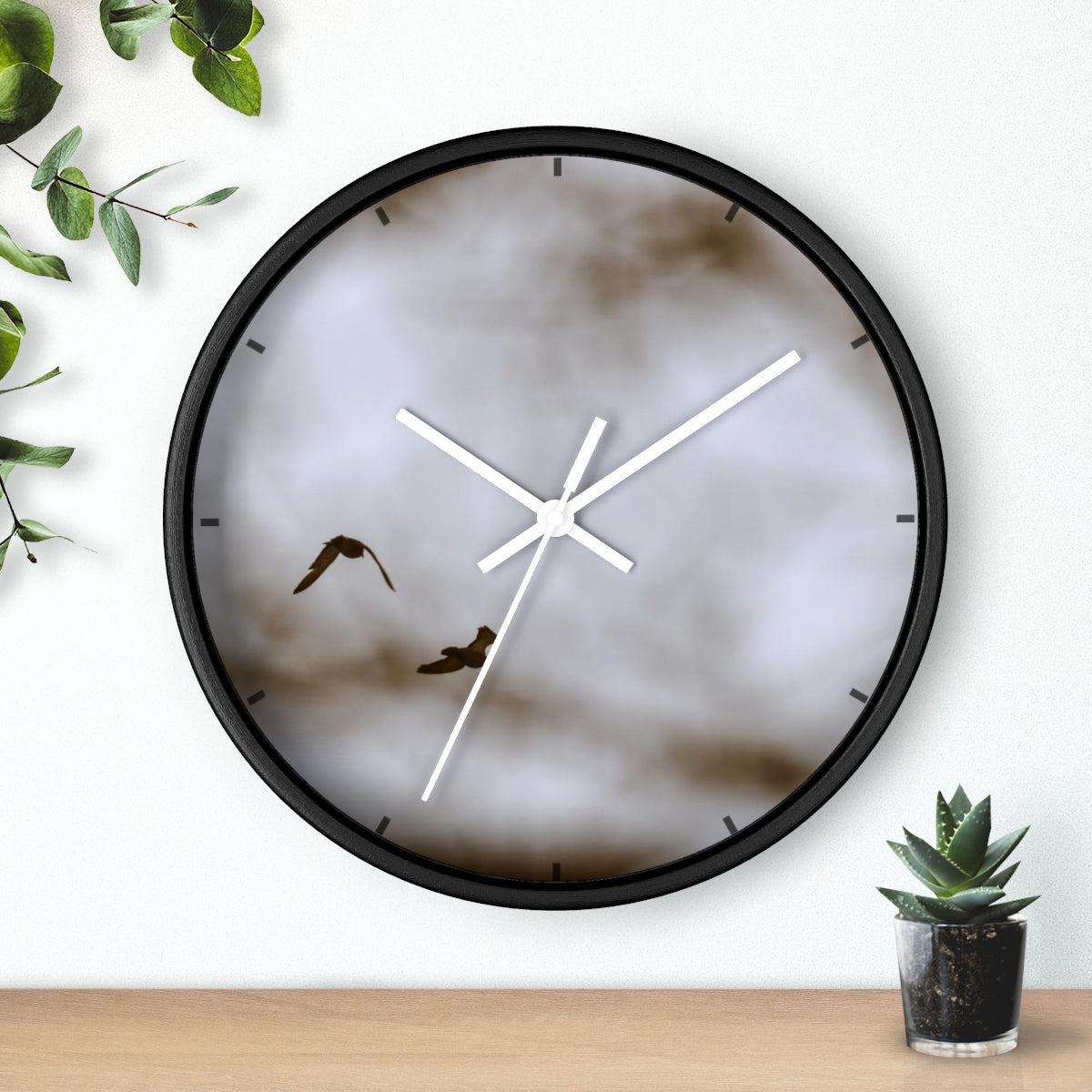 Moody Hues Wall clock