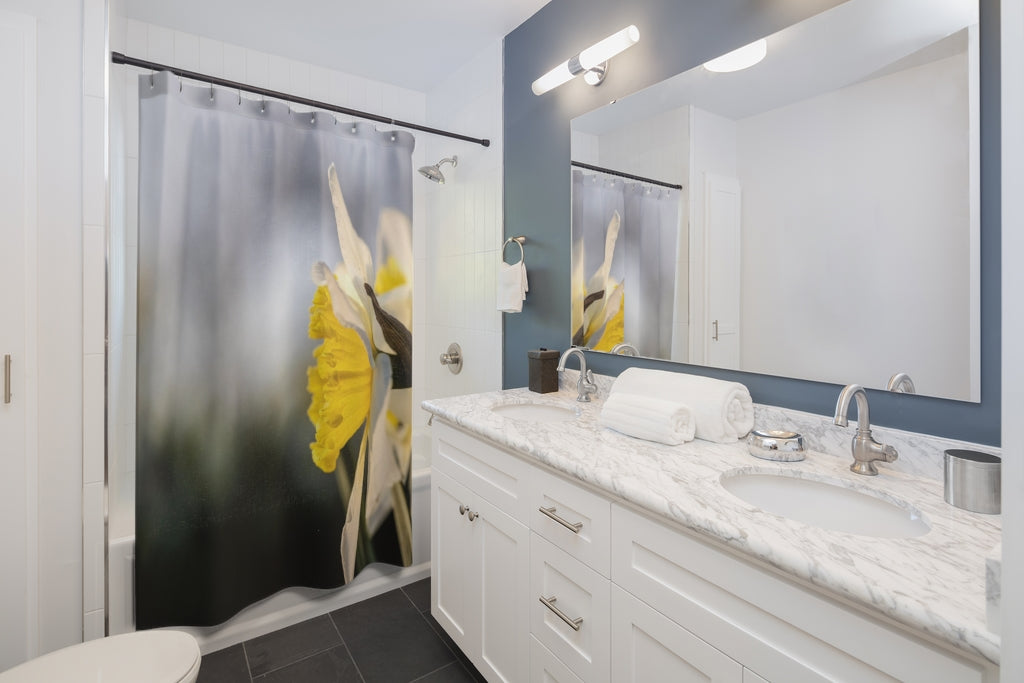 Daffodil Profile Shower Curtain