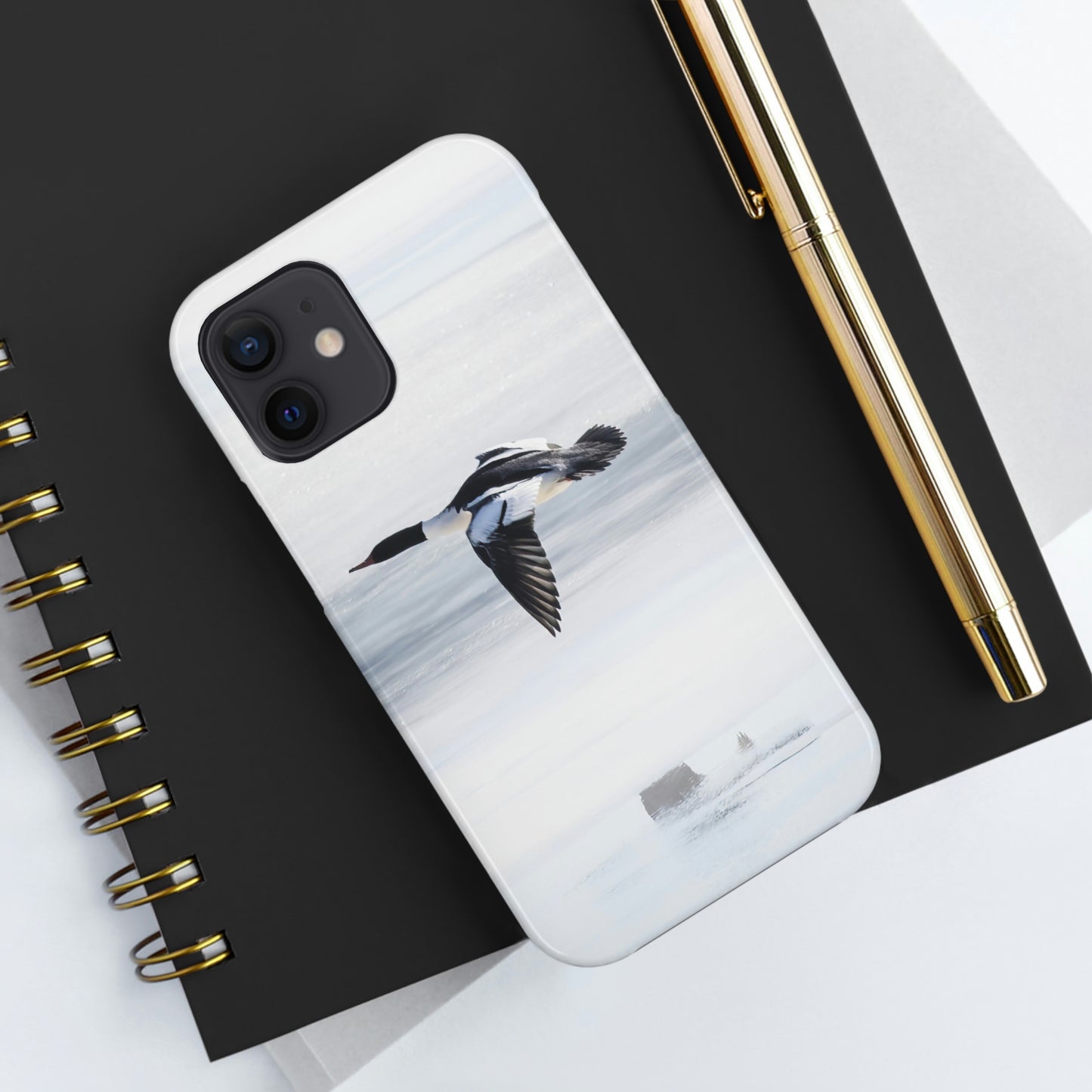 Merganser on Ice Tough Phone Cases, Case-Mate