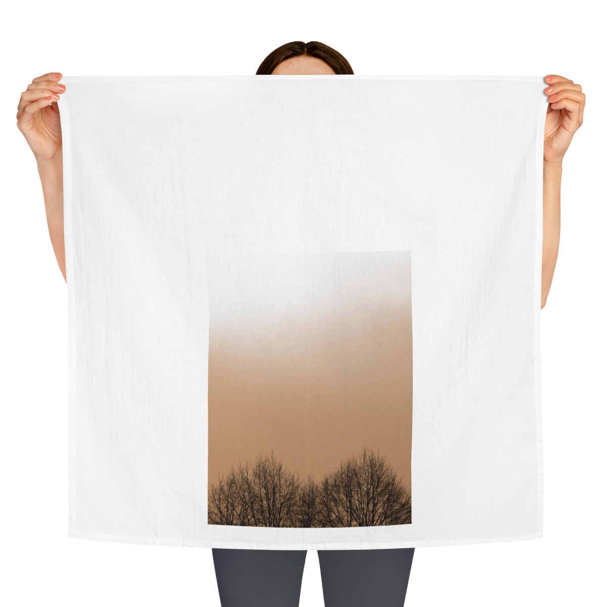 Treetops Tea Towel-warm