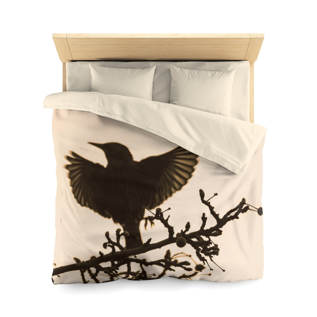 Preaching Bird Duvet Cover - Warm