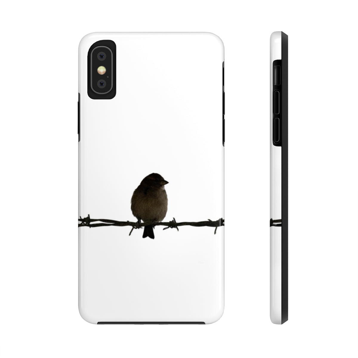 Barbed Wire Bird Tough Phone Cases, Case-Mate