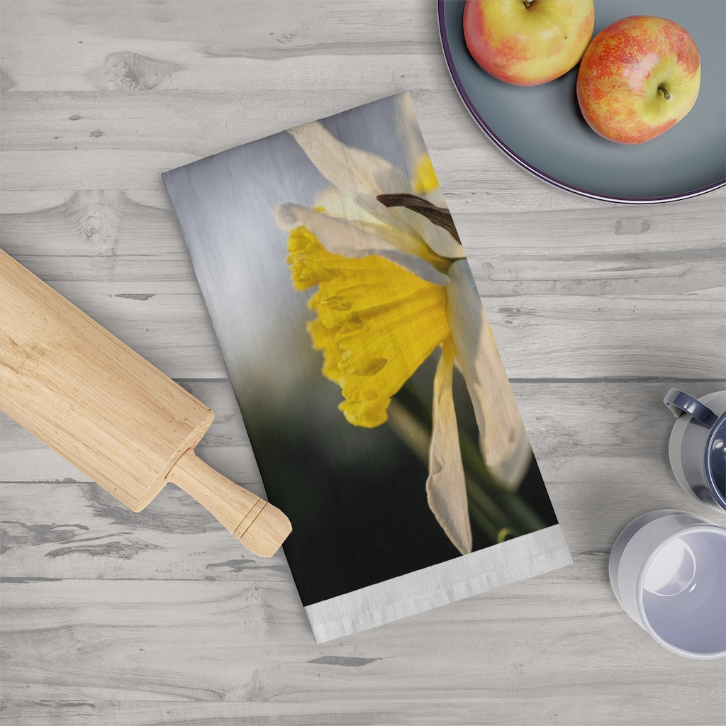 Daffodil Profile Tea Towel