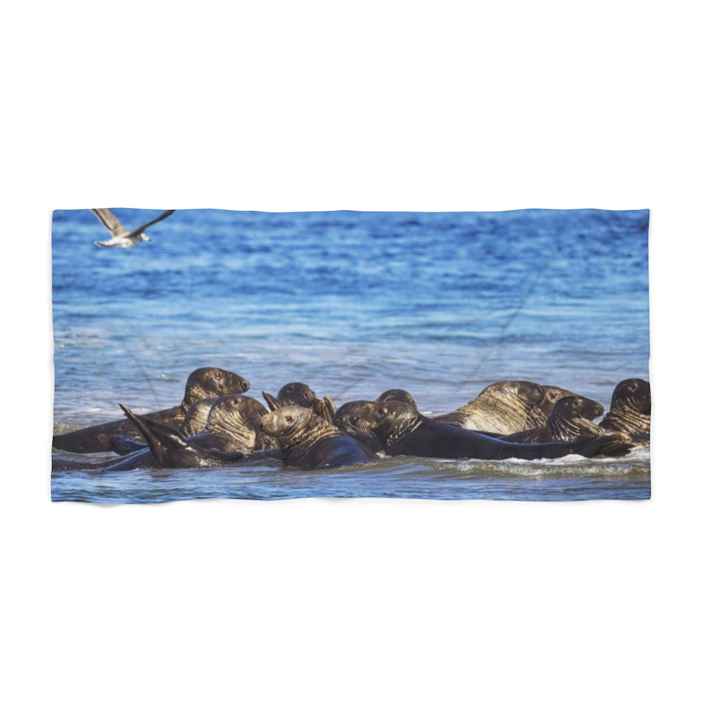 Bob of Seals Beach Towel