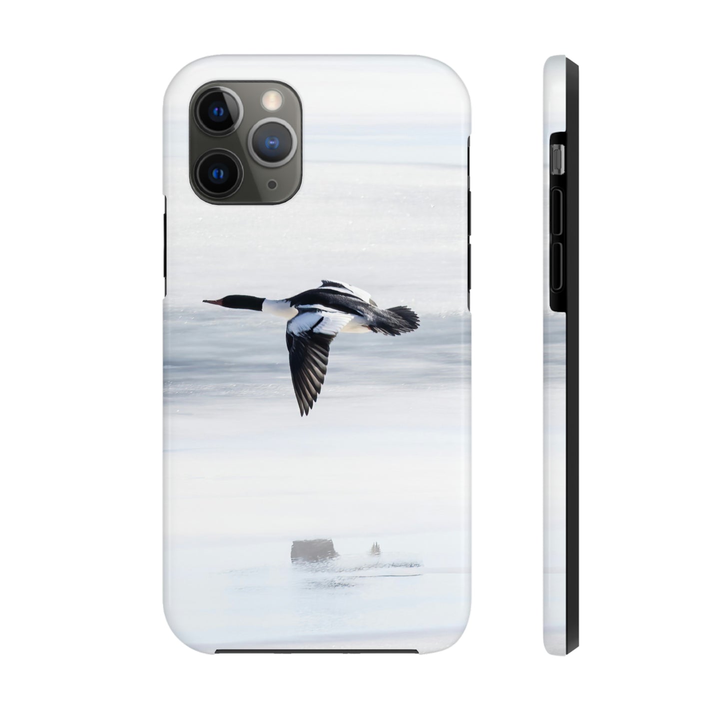 Merganser on Ice Tough Phone Cases, Case-Mate