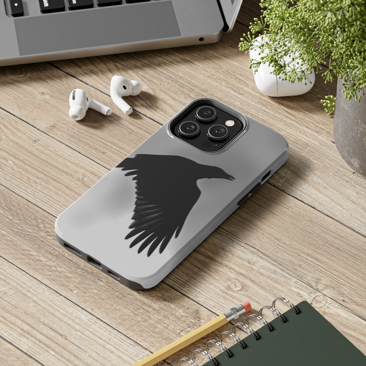 Gothic Bird Tough Phone Case, Case-Mate