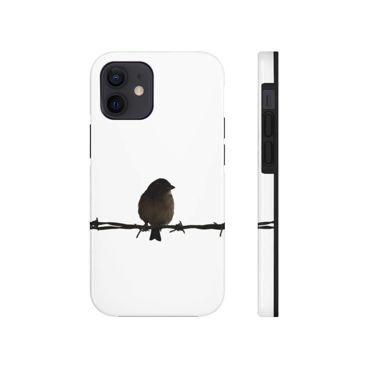 Barbed Wire Bird Tough Phone Cases, Case-Mate