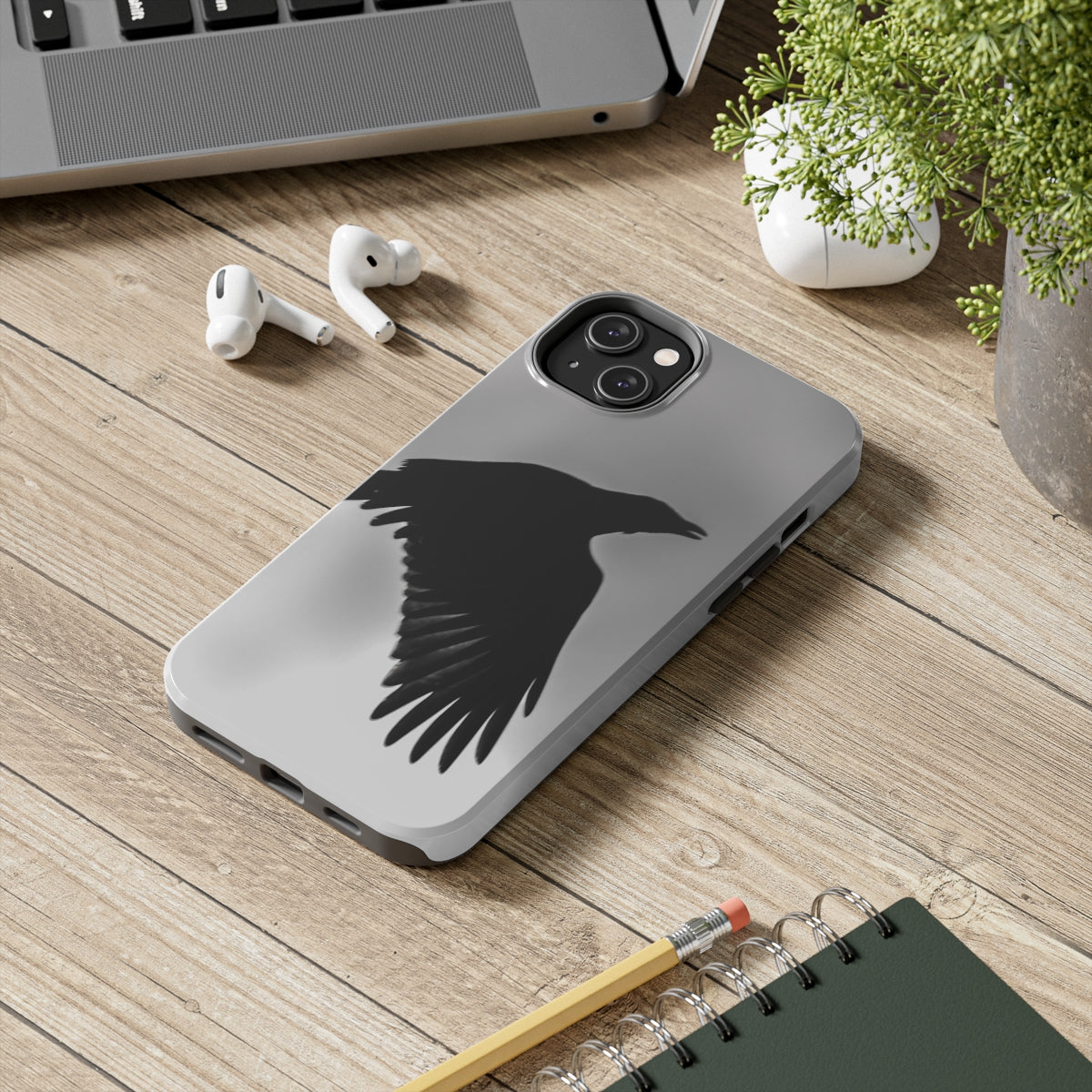 Gothic Bird Tough Phone Case, Case-Mate