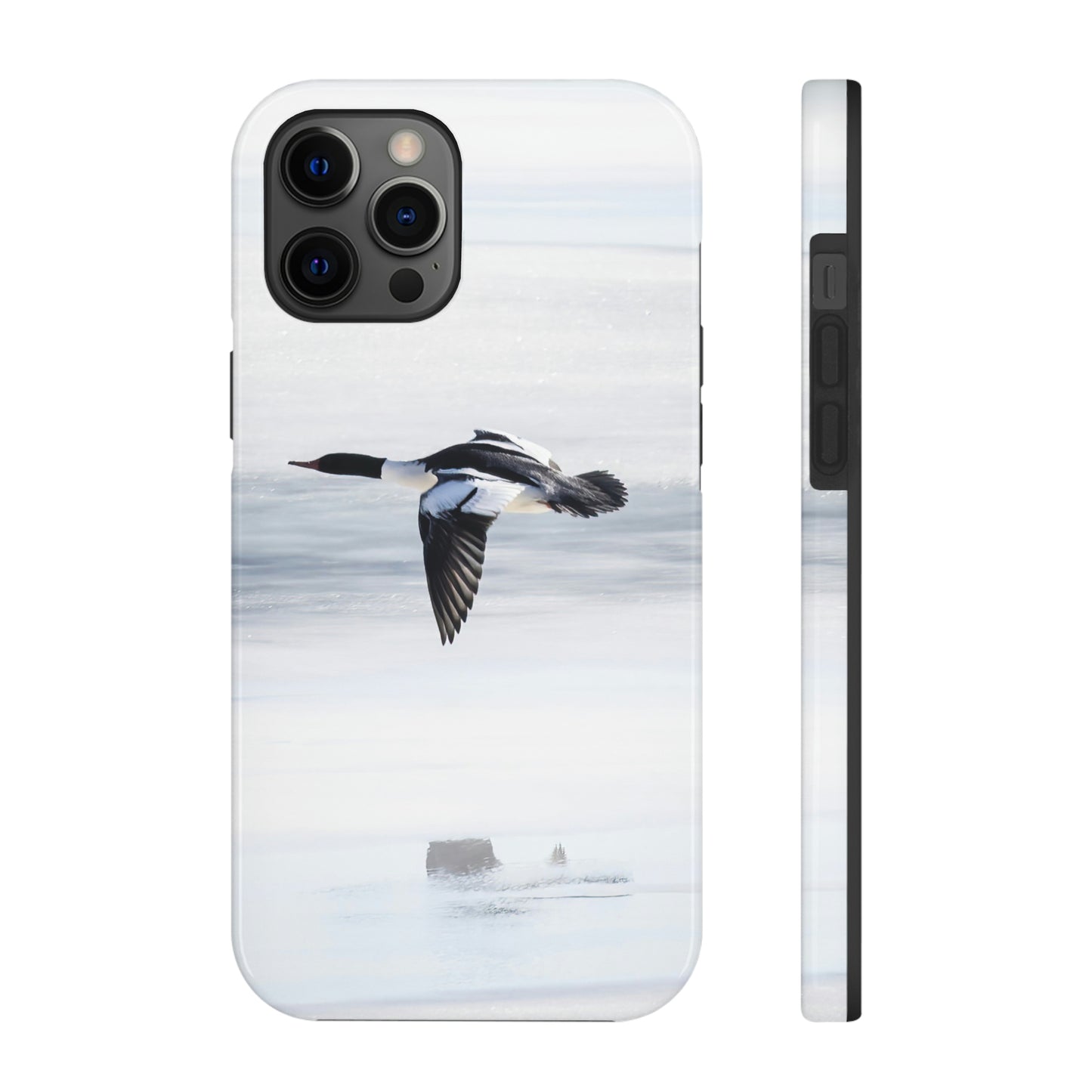 Merganser on Ice Tough Phone Cases, Case-Mate