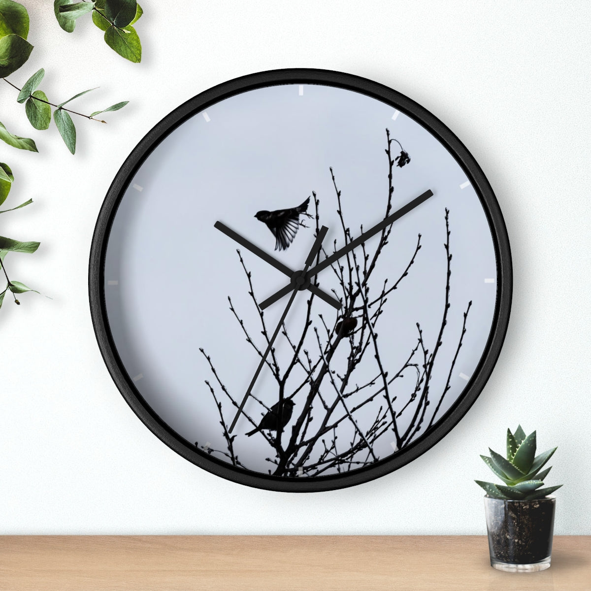 Taking Wing Wall clock