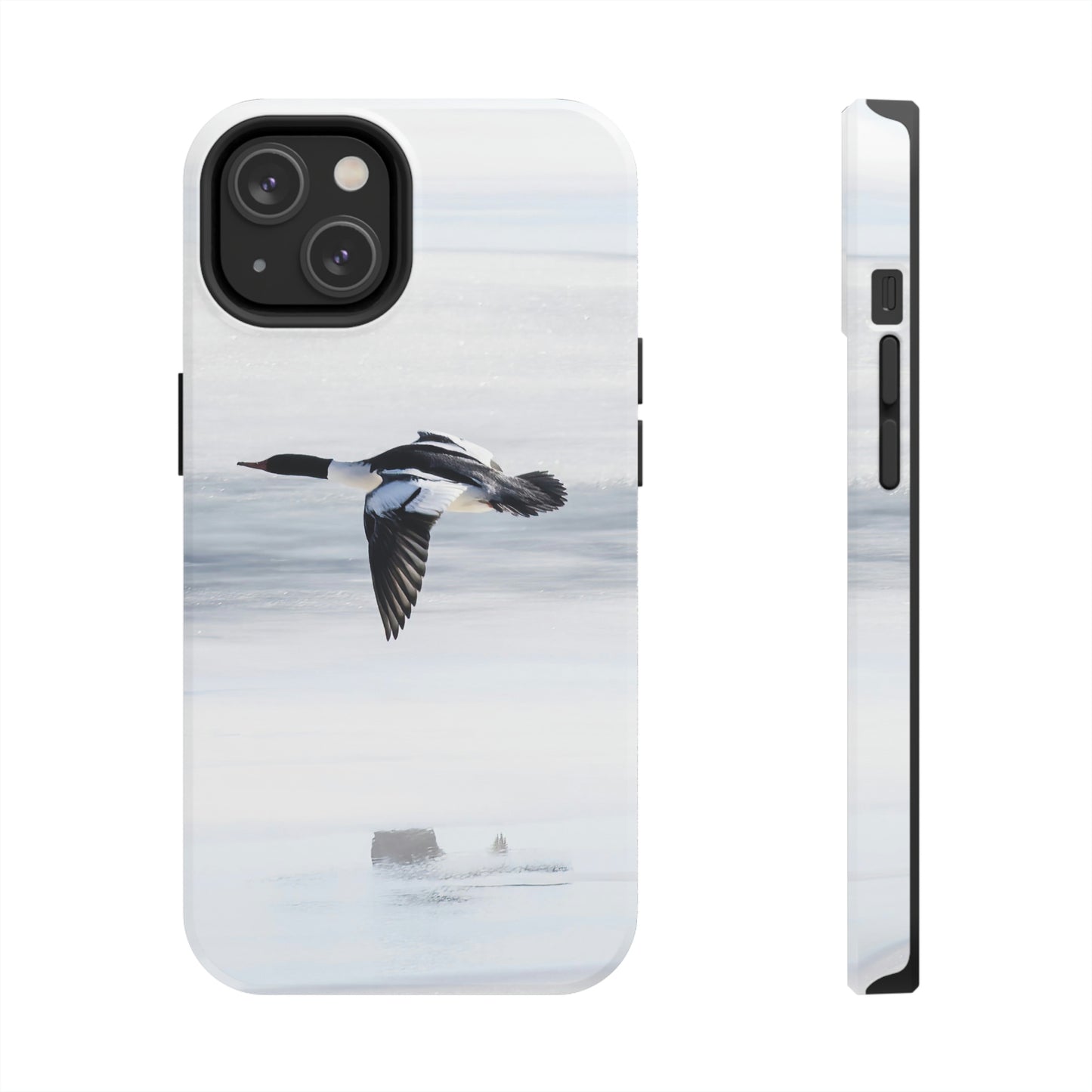 Merganser on Ice Tough Phone Cases, Case-Mate