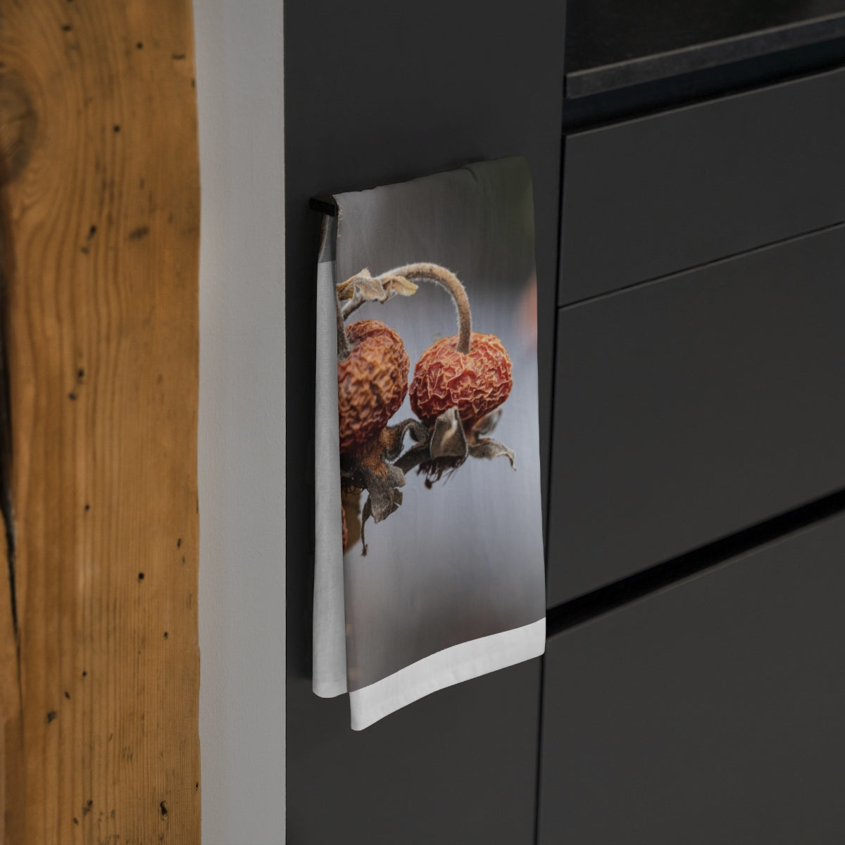 Winter Berries Tea Towel