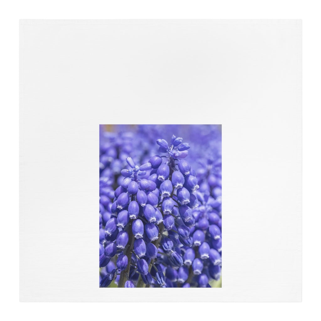 Blue Grape Hyacinth Tea Towel