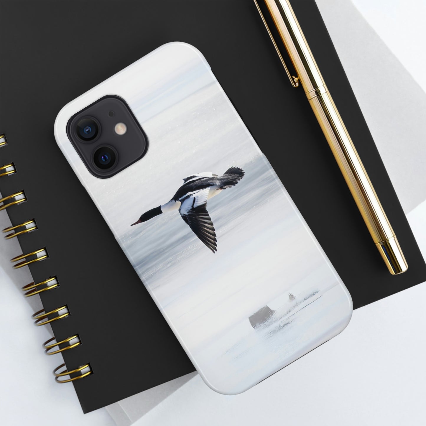 Merganser on Ice Tough Phone Cases, Case-Mate