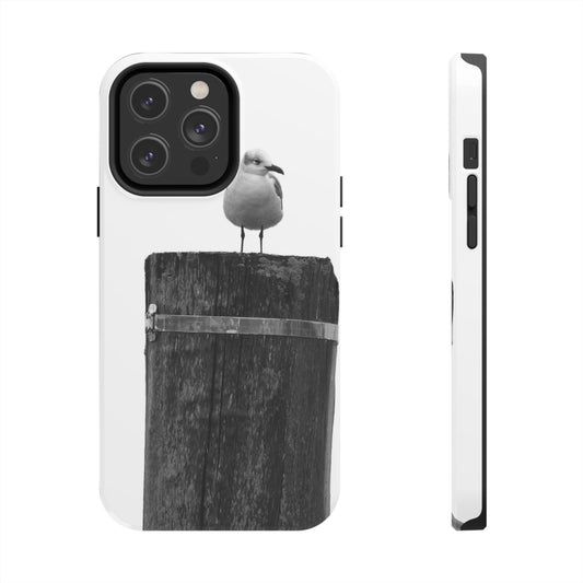 Gull on a Post Tough Phone Cases, Case-Mate