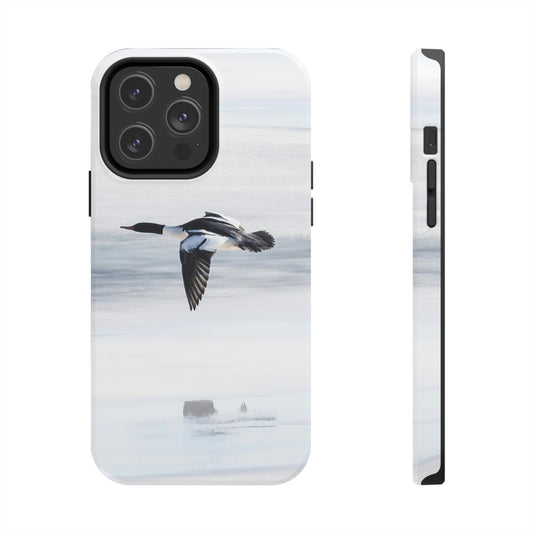 Merganser on Ice Tough Phone Cases, Case-Mate