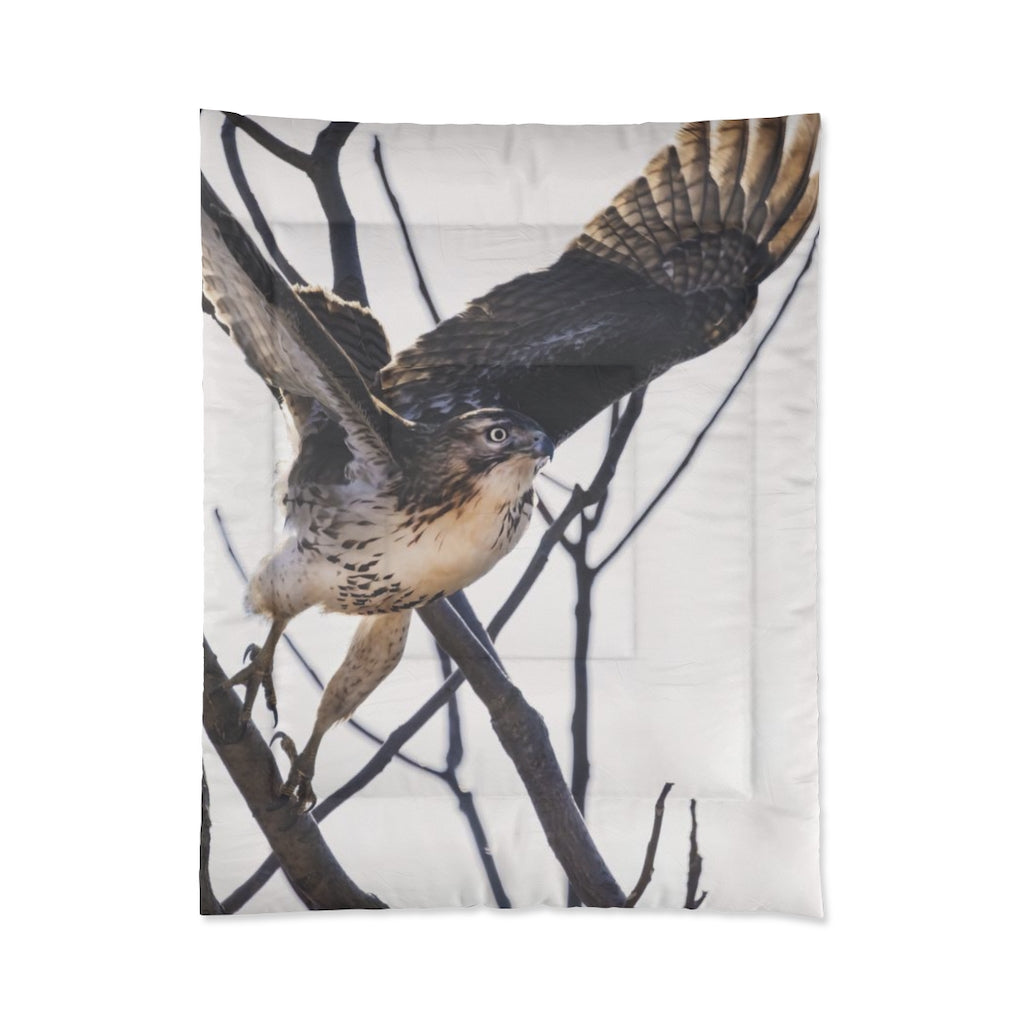 Hawk on the Hunt Comforter