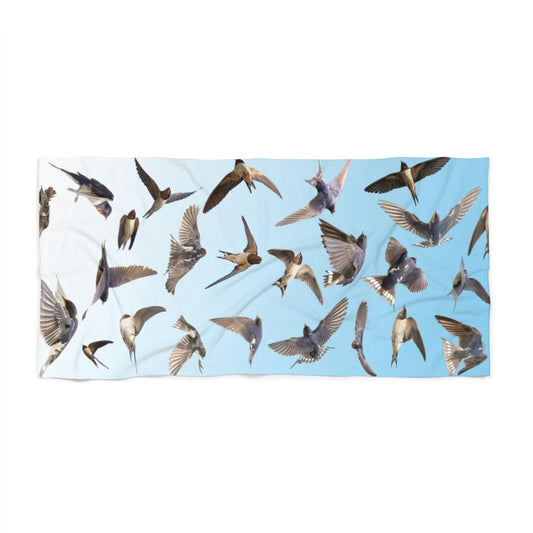 Swallow Palooza Beach Towel