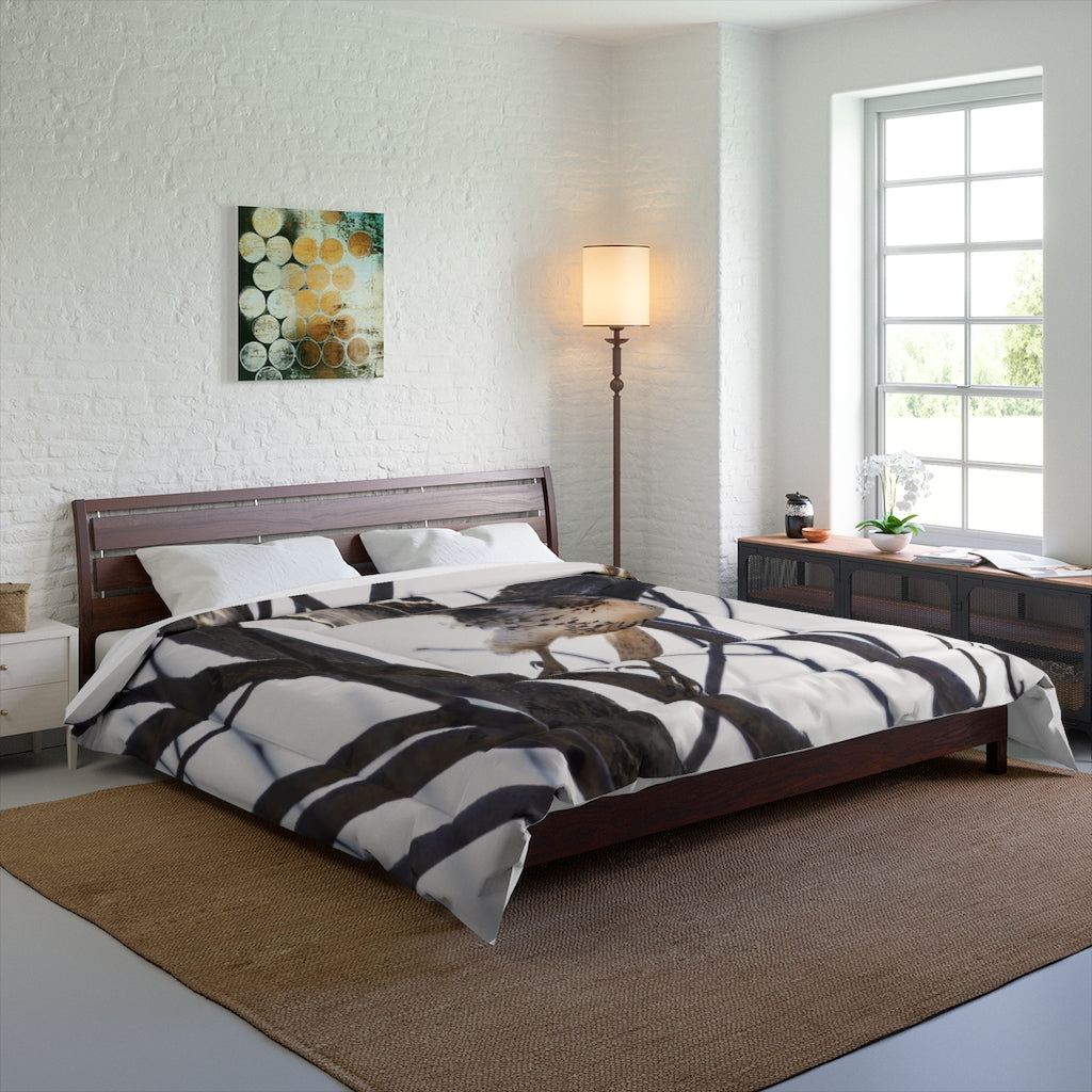 Hawk on the Hunt Comforter