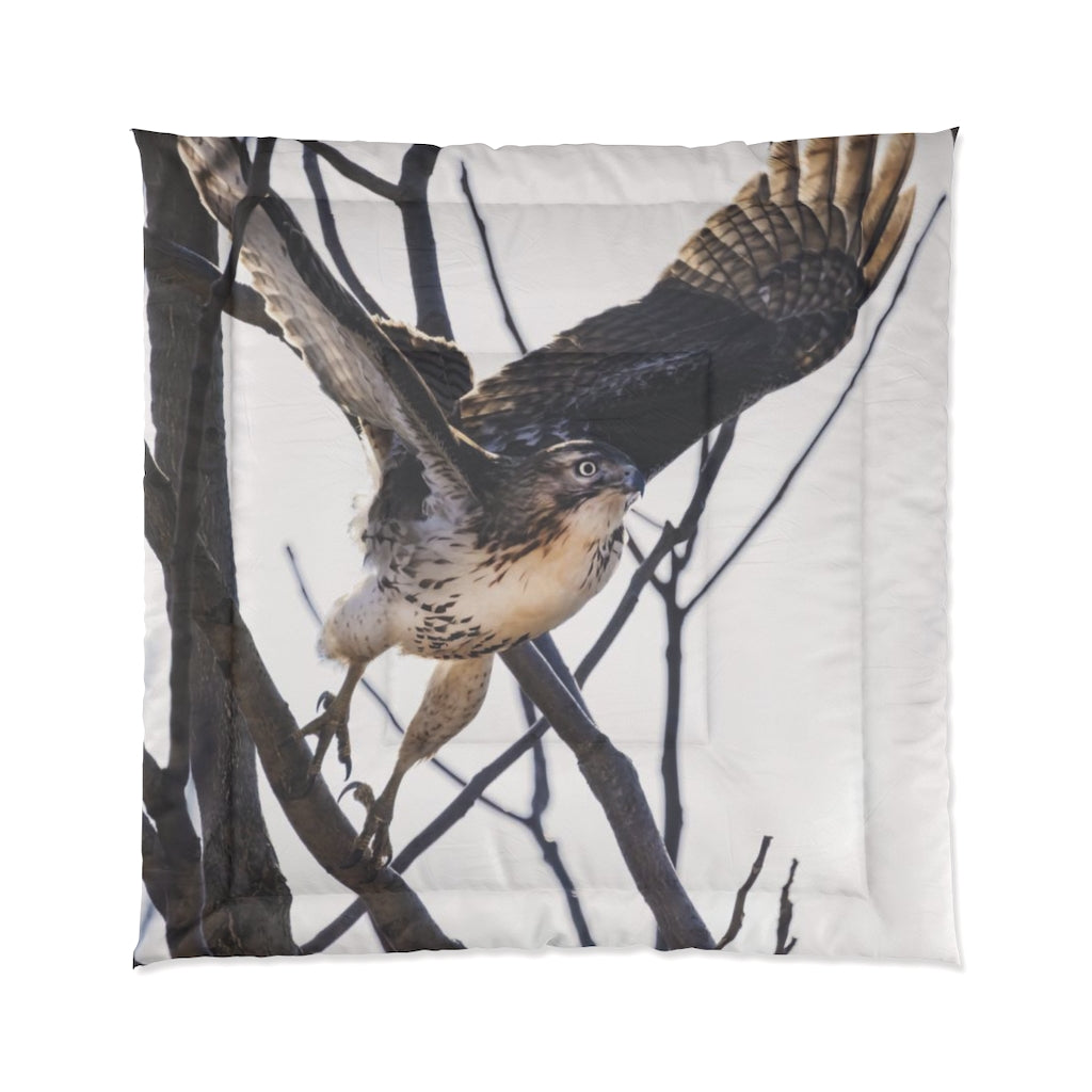 Hawk on the Hunt Comforter