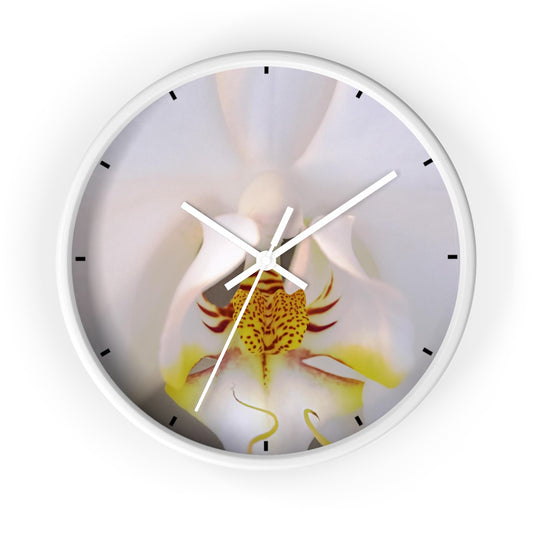 Orchid Wall Clock