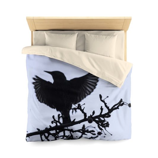 Preaching Bird Duvet Cover-Cool