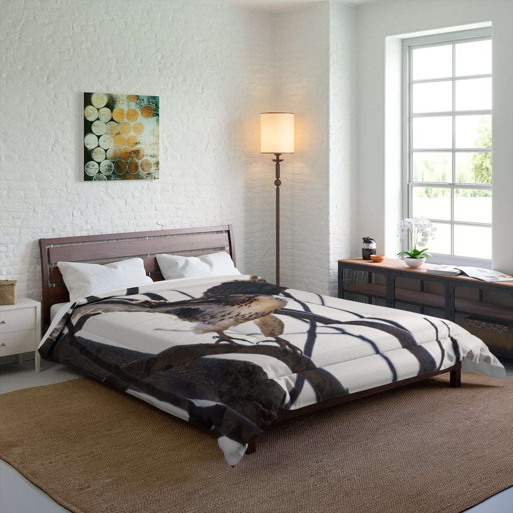 Hawk on the Hunt Comforter