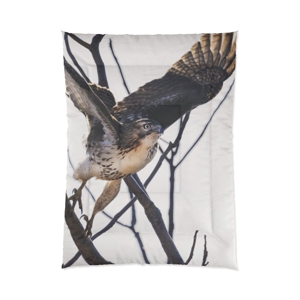 Hawk on the Hunt Comforter