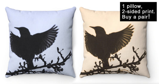 Preaching Bird Pillow