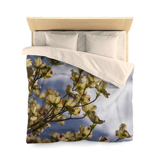 Flowering Tree Microfiber Duvet Cover