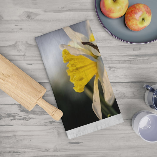 Daffodil Profile Tea Towel